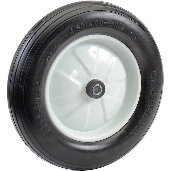 Marathon Industries Marathon Ribbed Tread Flat Free Cart Tire 00063 - main